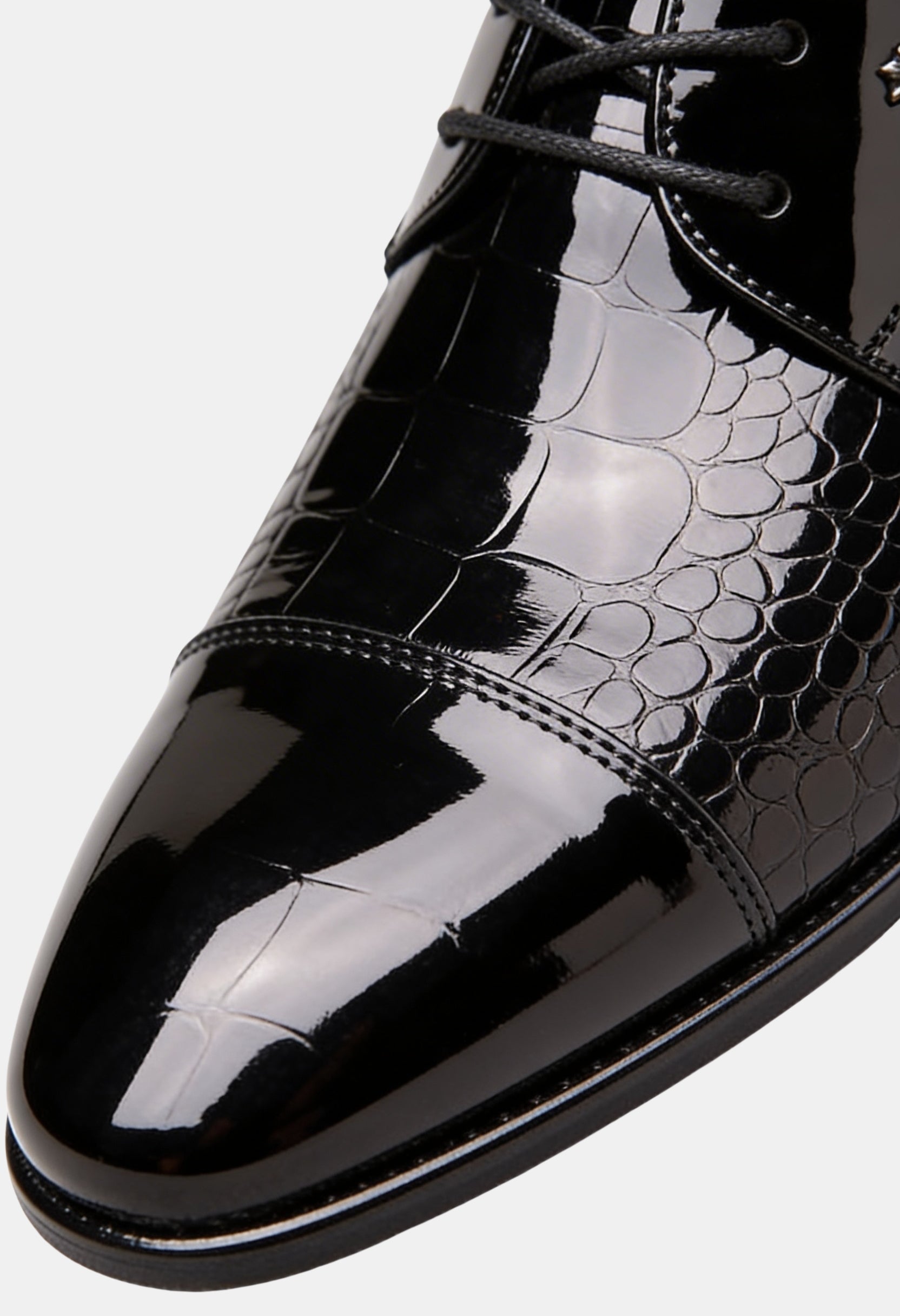 Classic Patent Leather Oxford Shoes