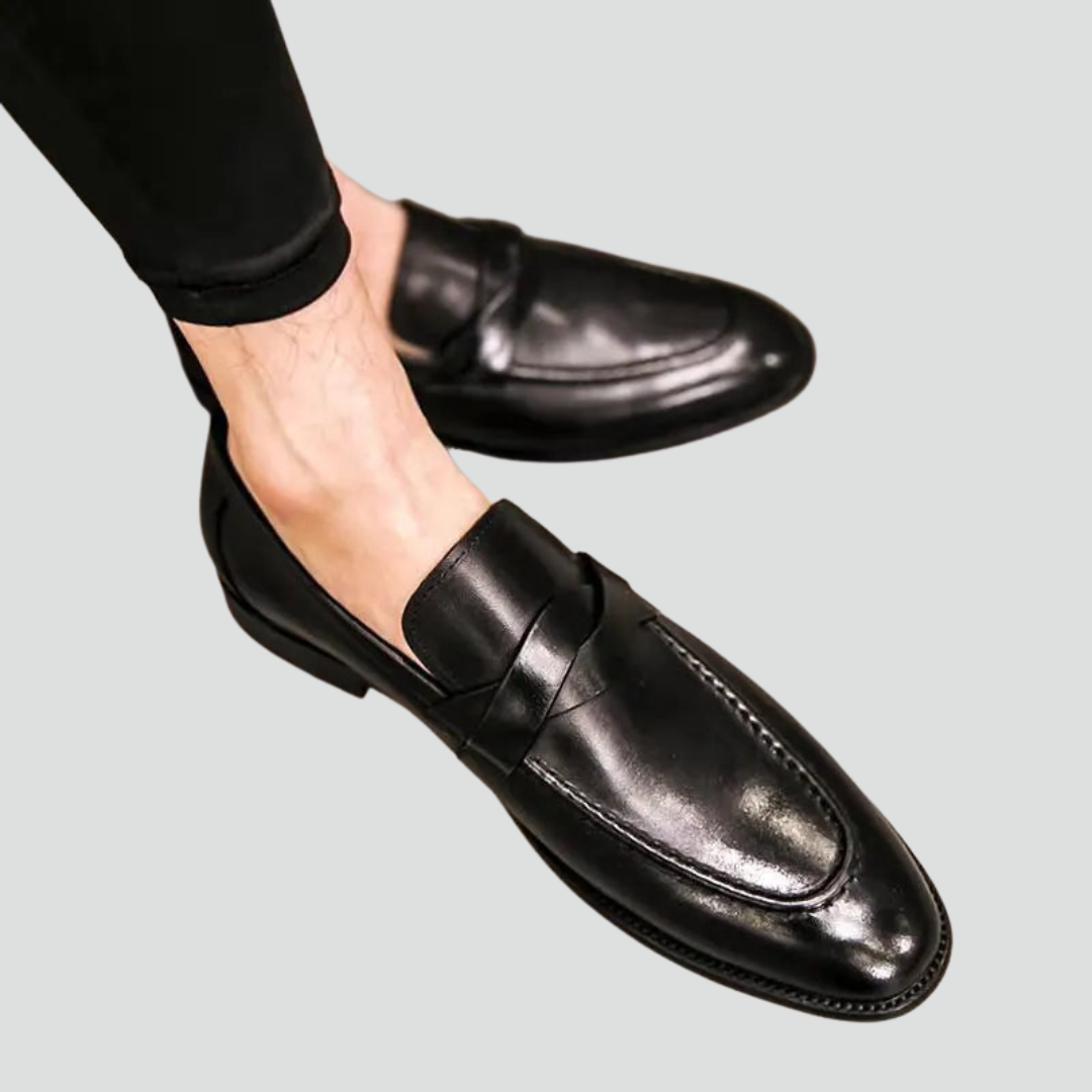 Classic Slip-On Leather Formal Shoes for Men
