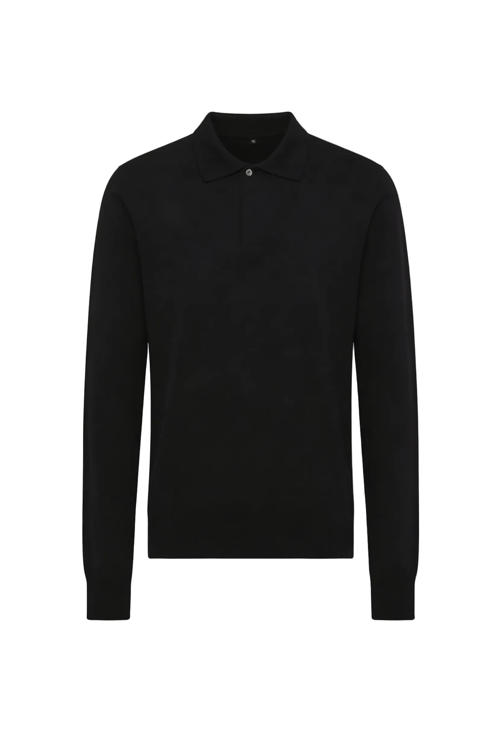 Men Classic Long-Sleeve Polo Shirt