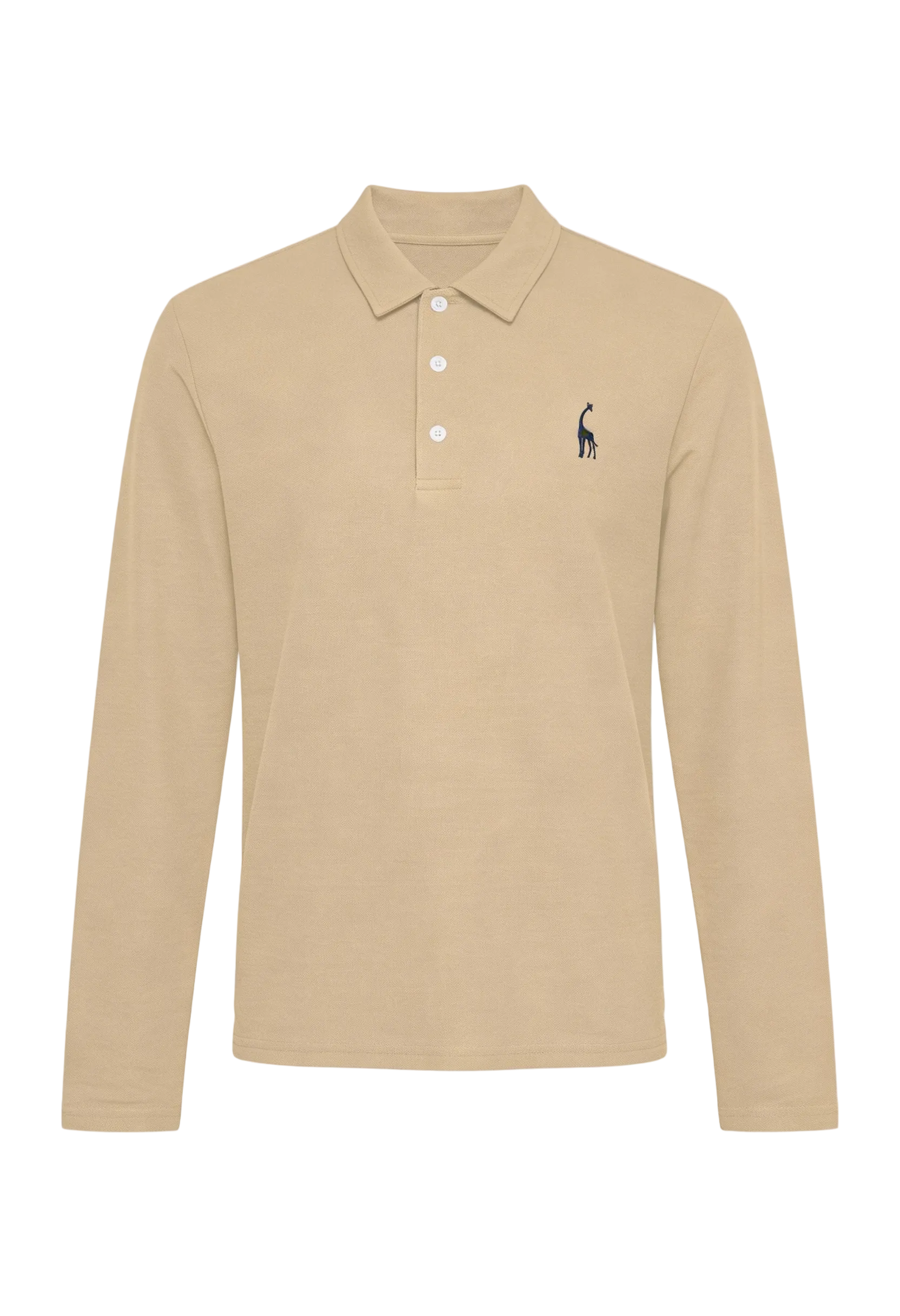 Men Classic Long-Sleeve Polo Shirt