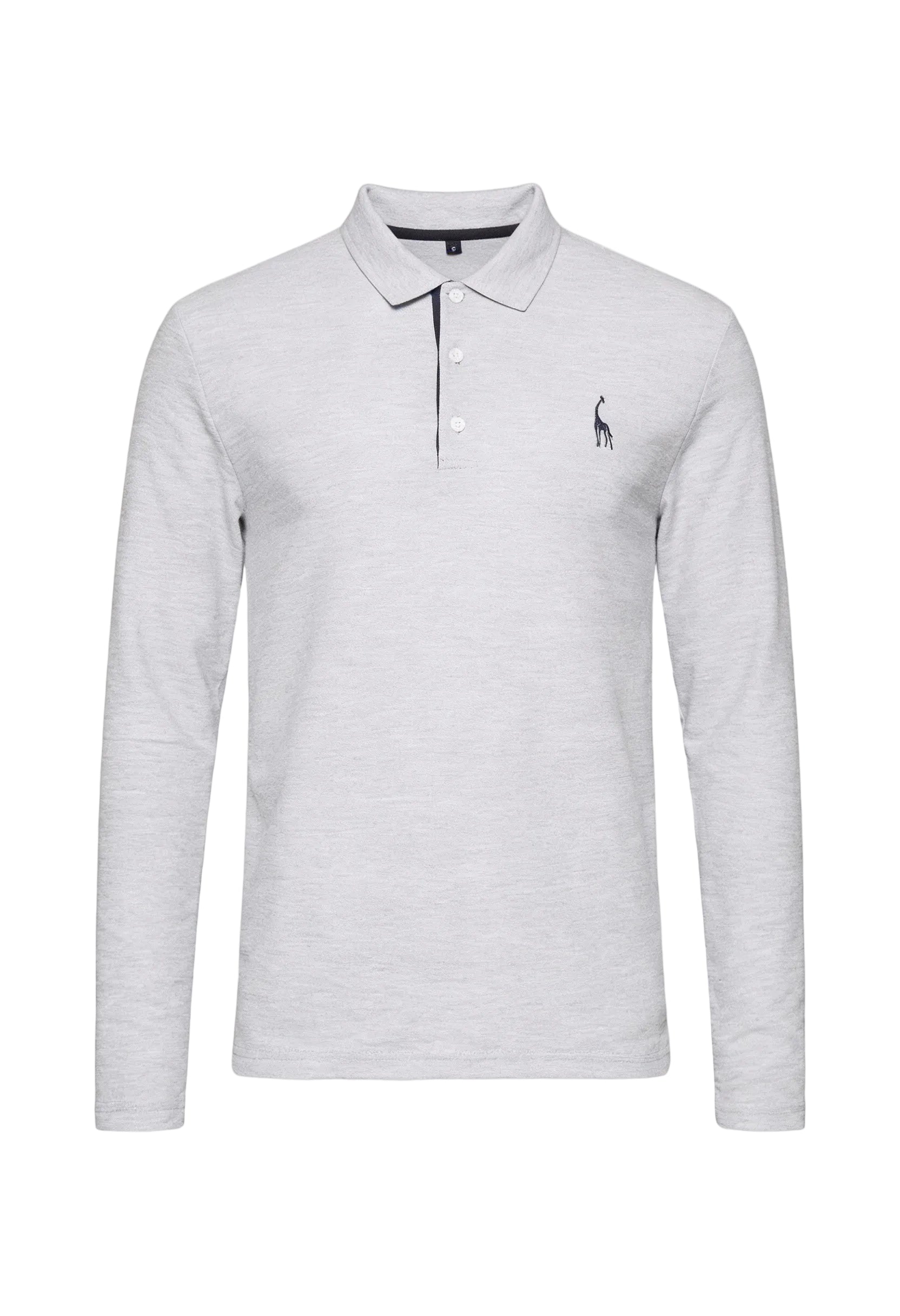 Men Classic Long-Sleeve Polo Shirt