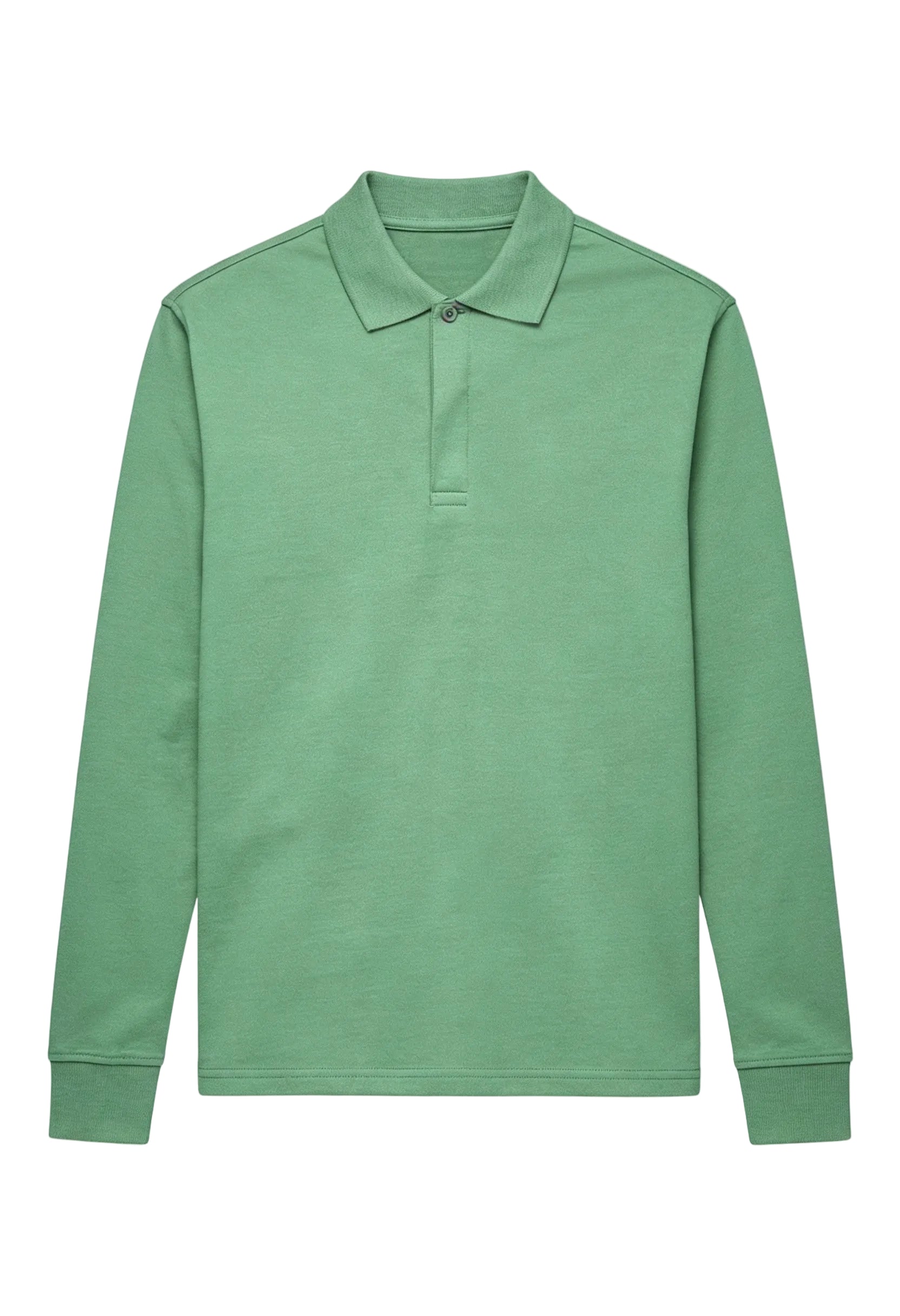 Men’s Casual Long-Sleeve Polo Shirt