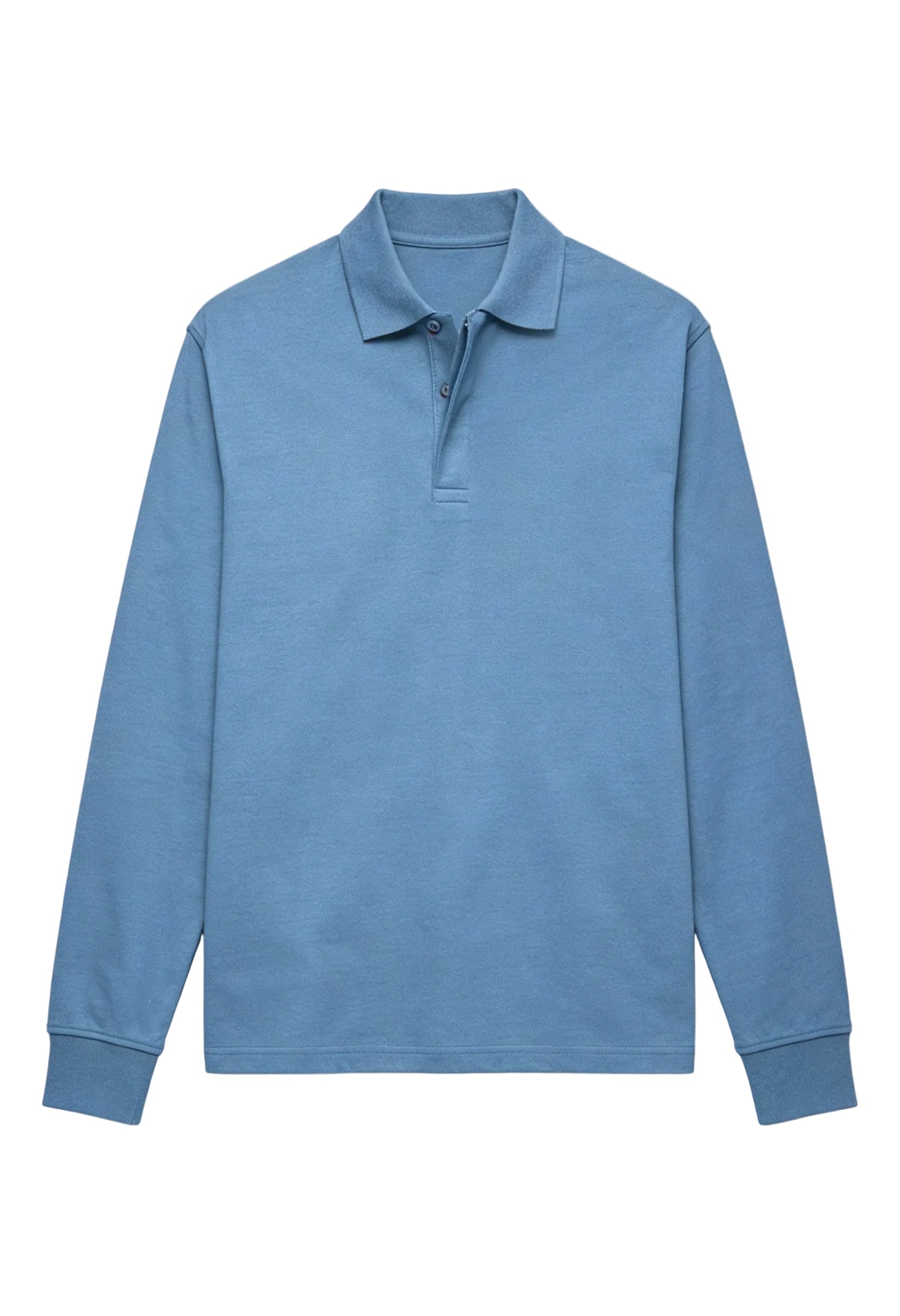 Men’s Casual Long-Sleeve Polo Shirt