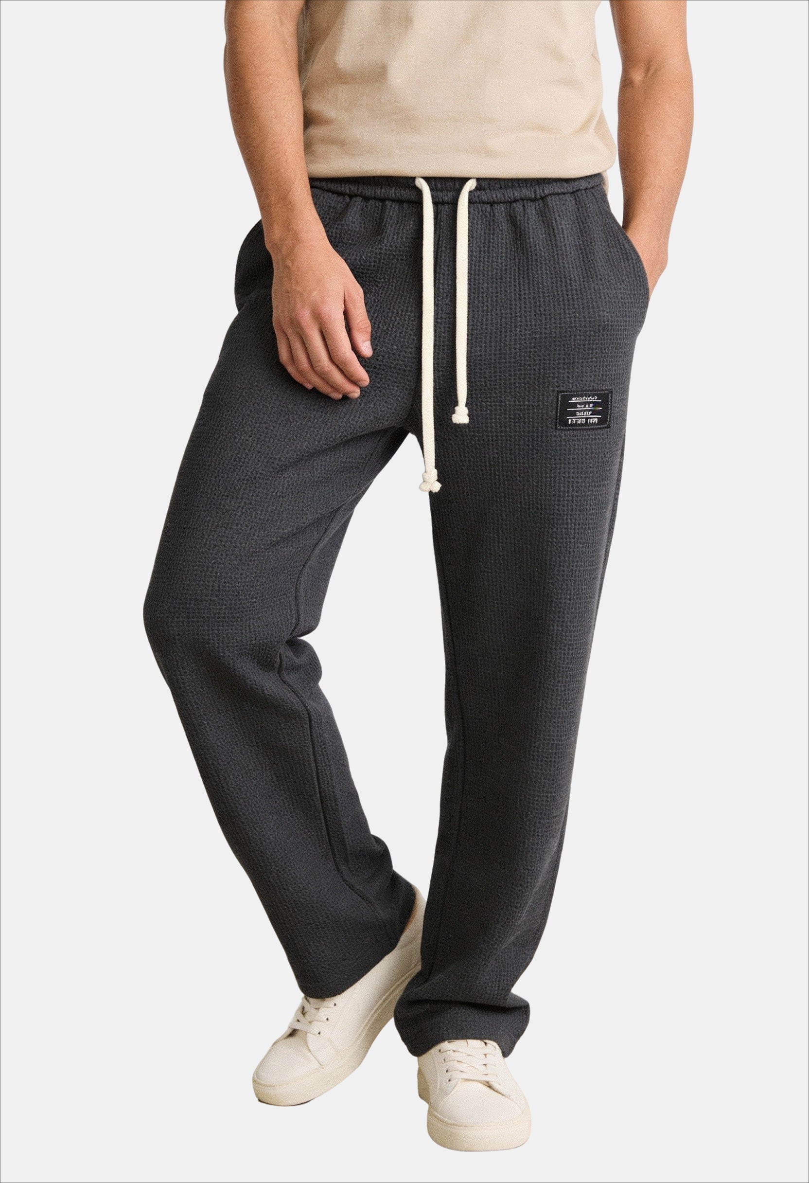 Men’s Relaxed Fit Ribbed Sweatpants
