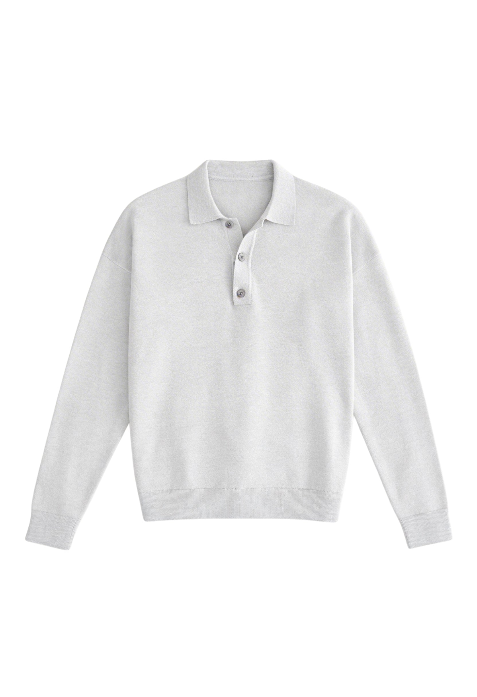 Polished Long Sleeve Polo Jumper