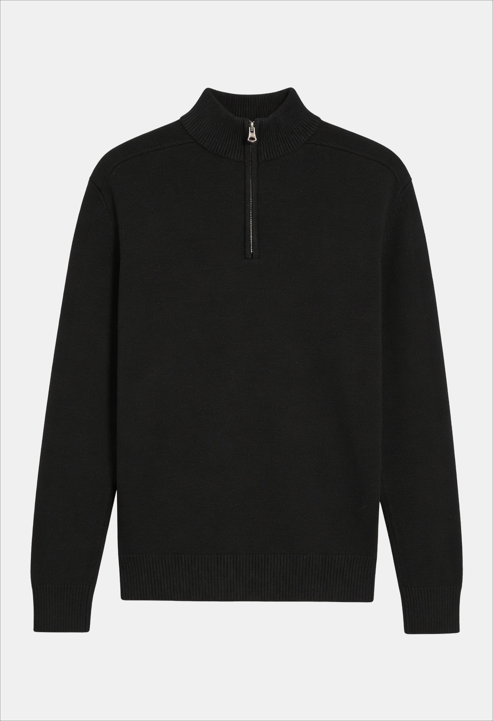 Refined Men's Merino Wool Half Zip Up Jumper