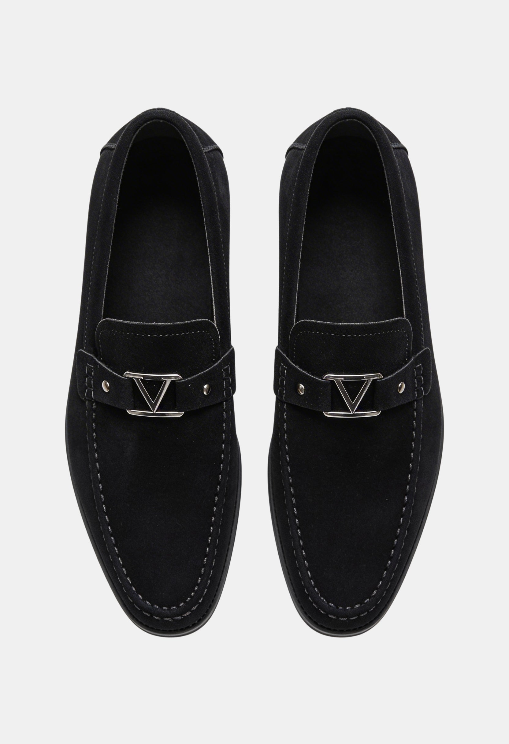 Refined Suede Slip-On Loafers