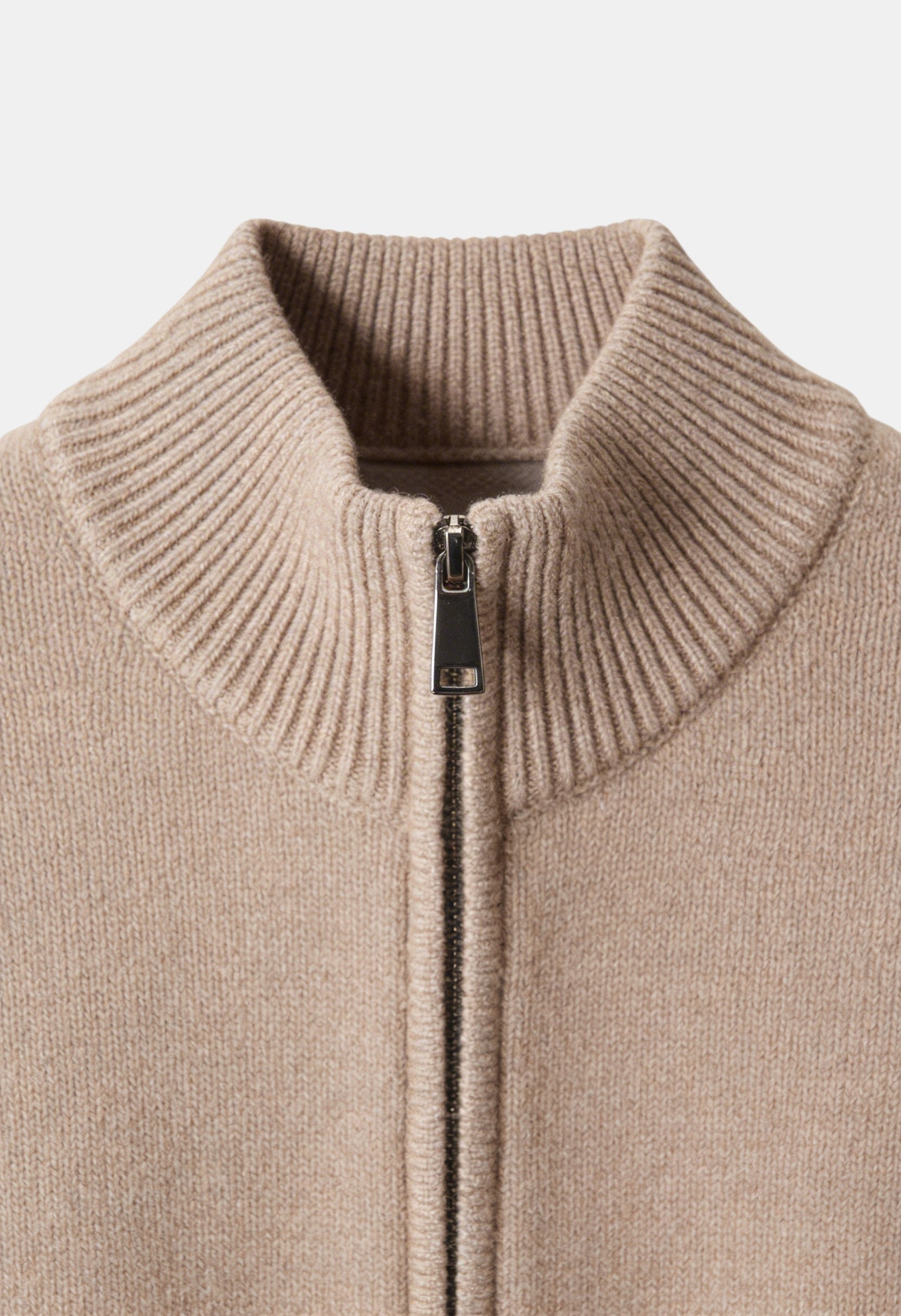 Refined Zip-Up Sweater and Lounge Trousers Set