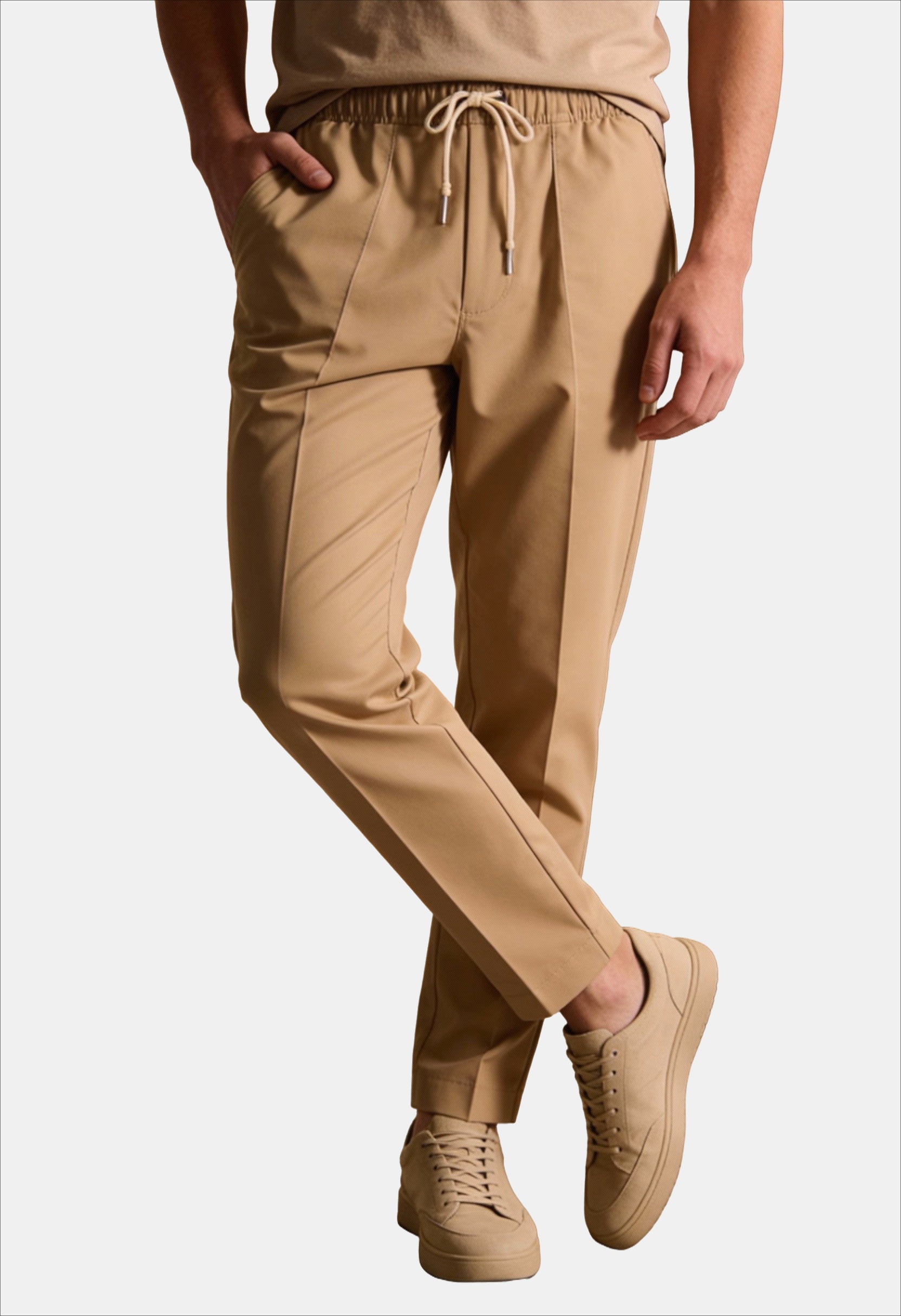Relaxed Knit Lounge Trousers for Men