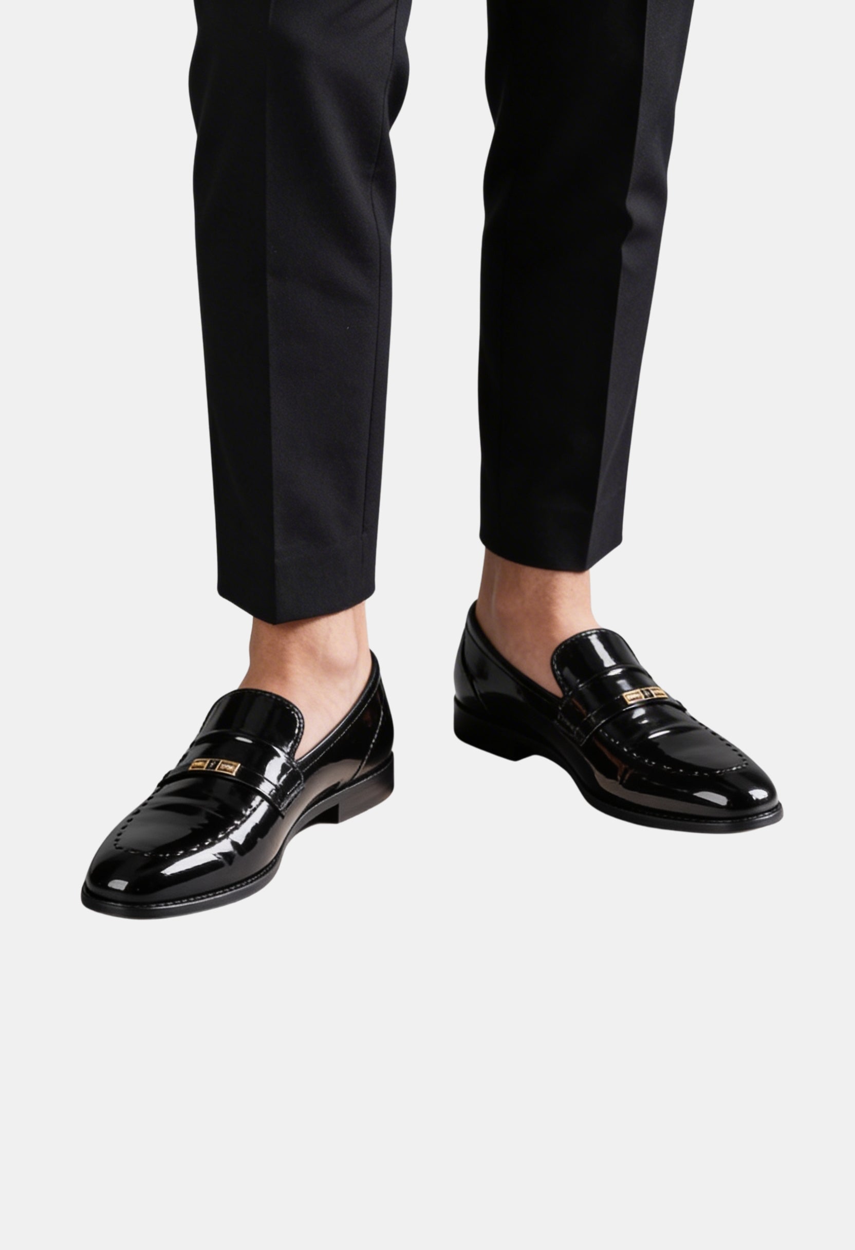 Sharp Patent Leather Loafers