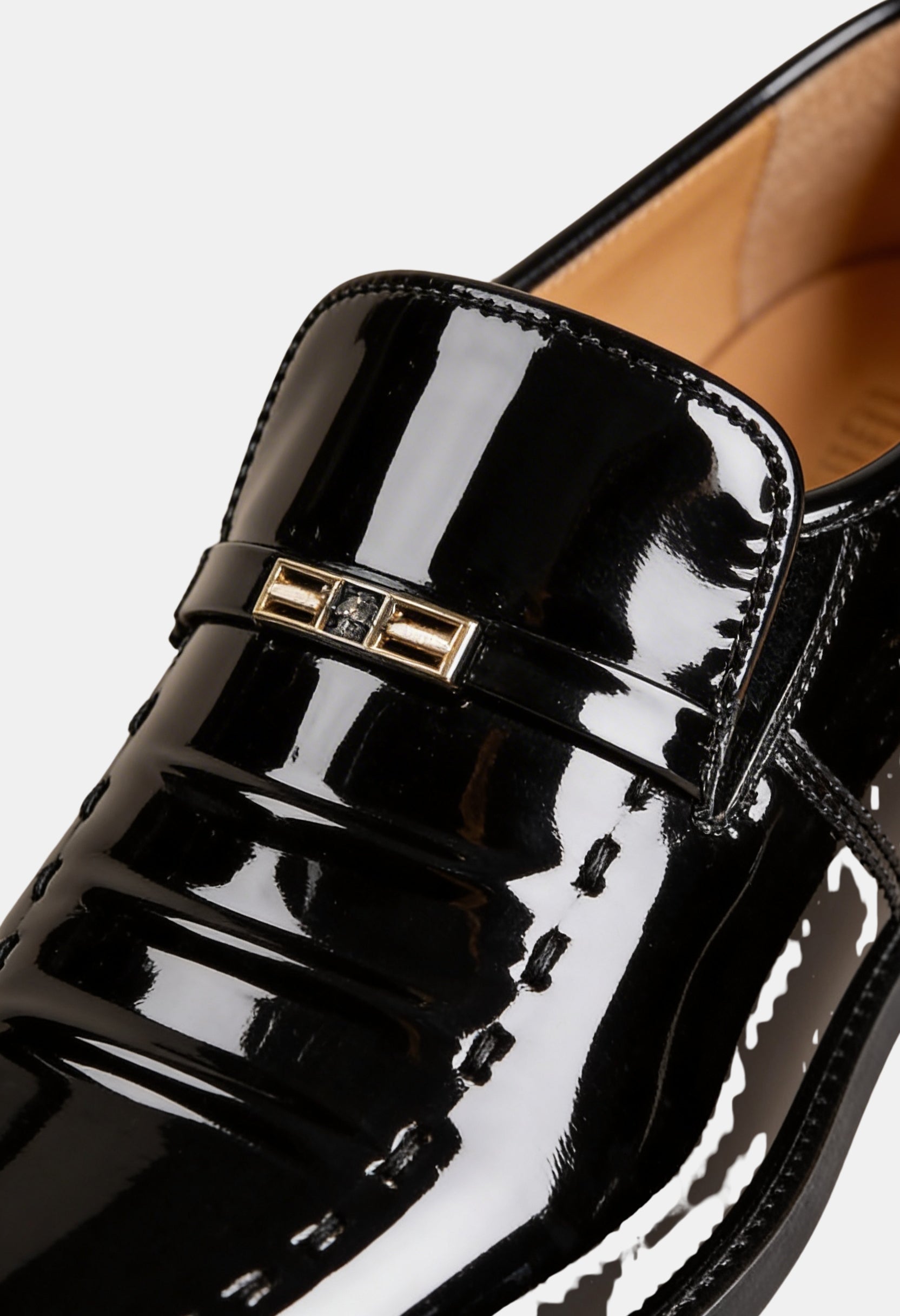 Sharp Patent Leather Loafers