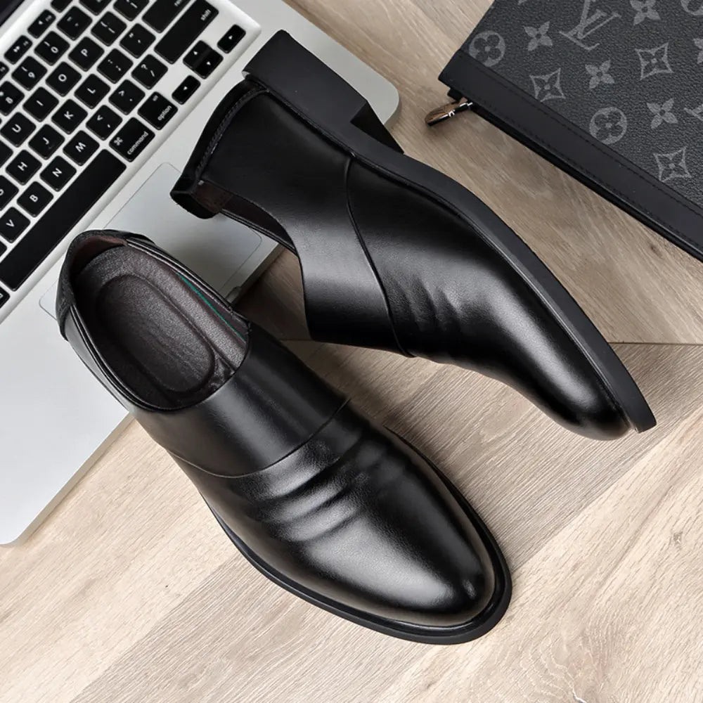 Slim Fit Mens Leather Shoes