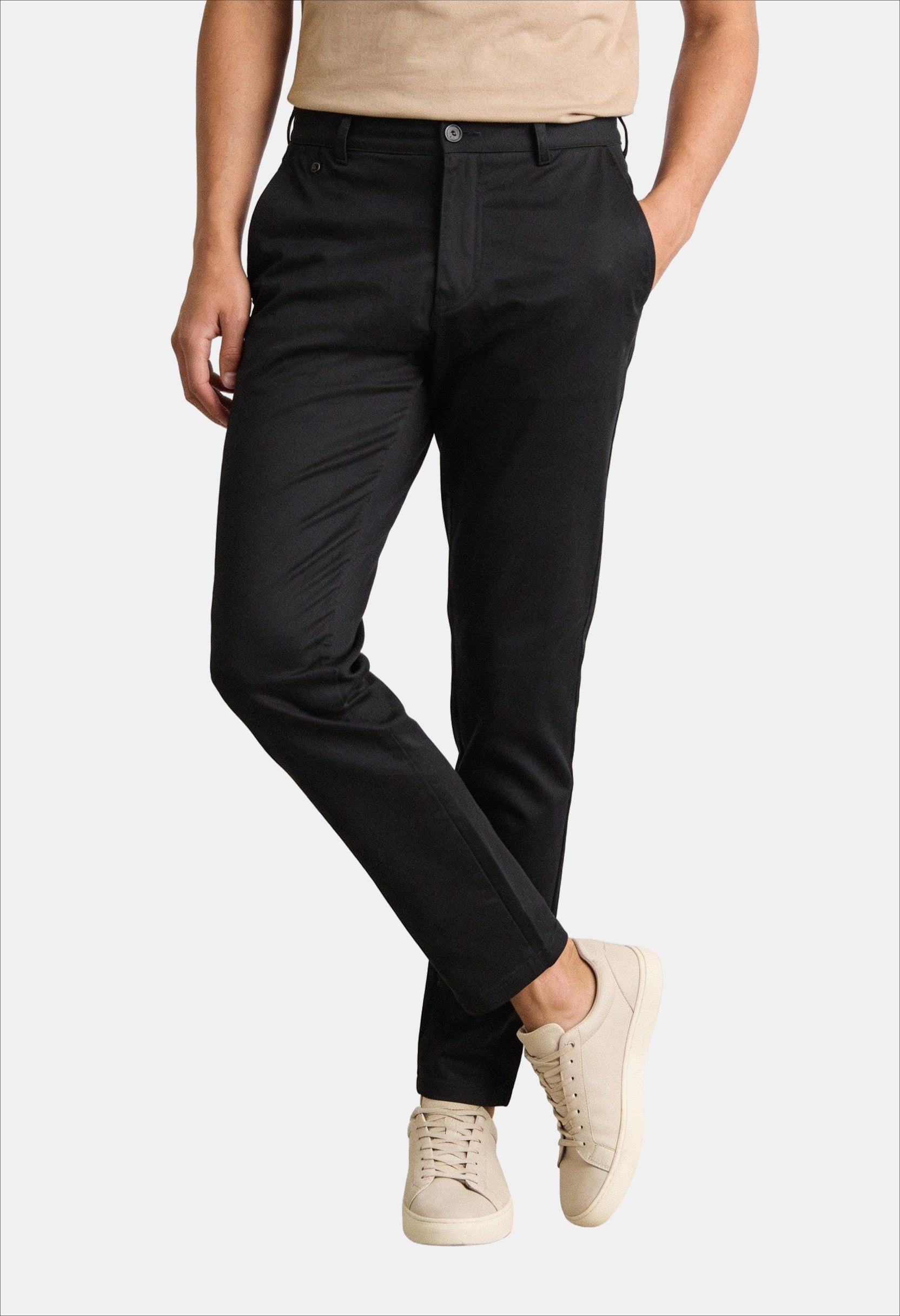 Slim Tapered Everyday Trousers for Men