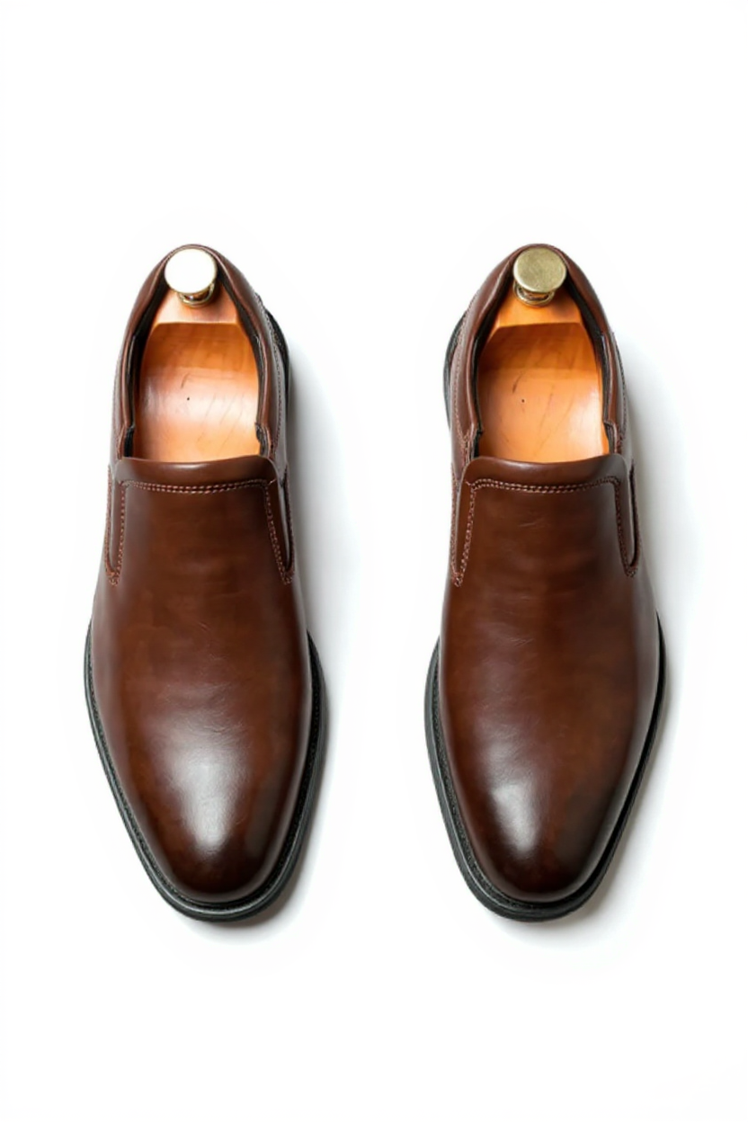 Slip-On Leather Formal Shoes for Men