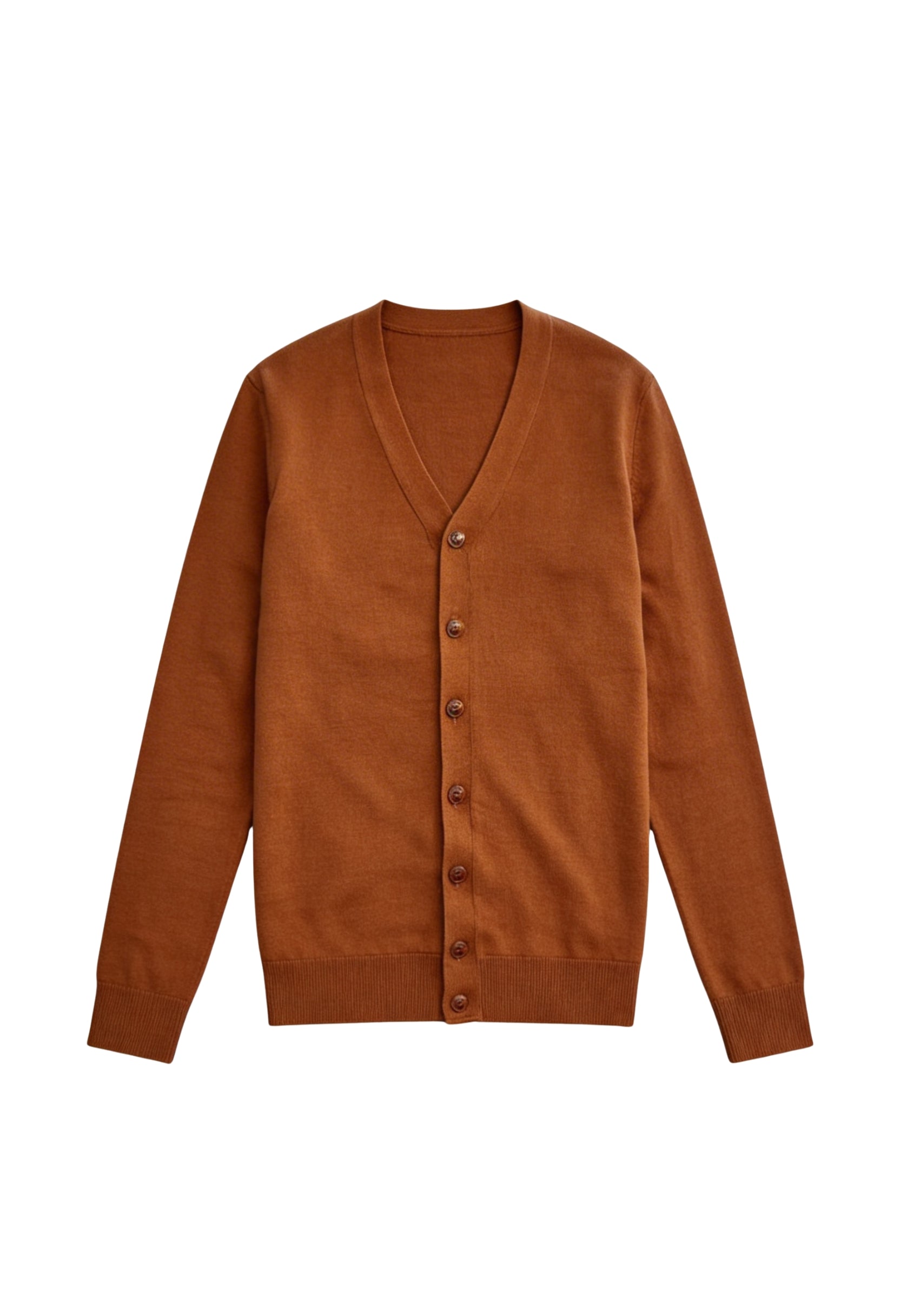 Smart V Neck Button Cardigan