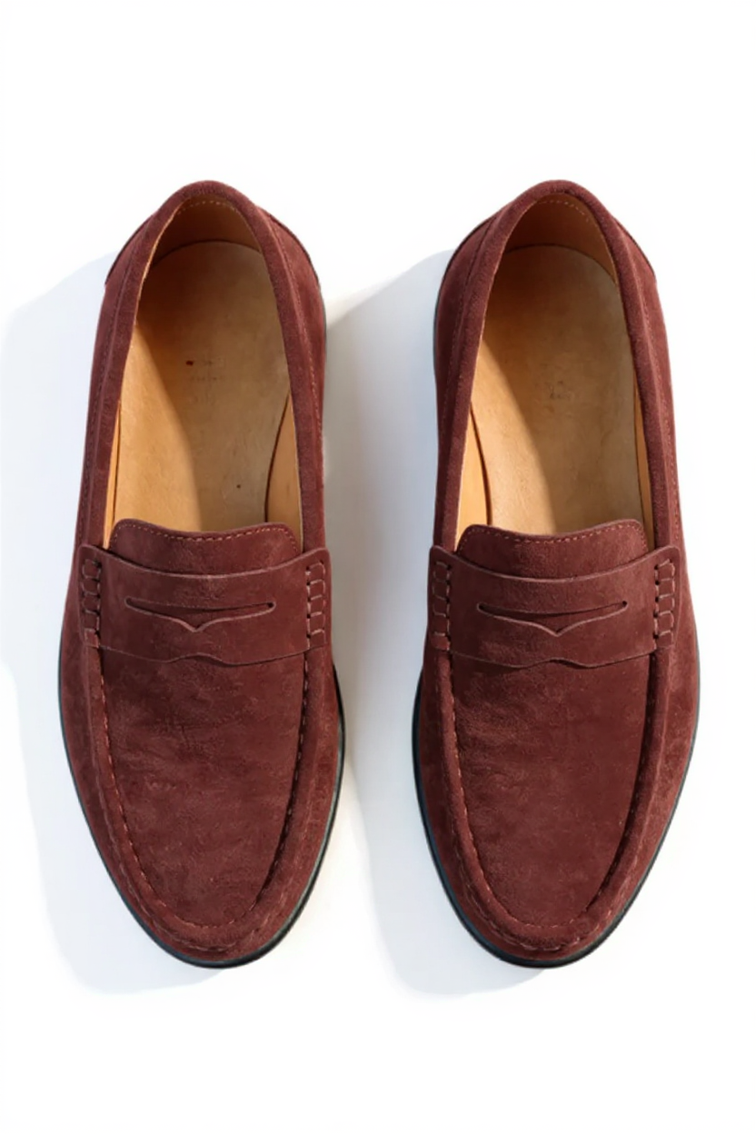 Suede Moccasin Slip-On Shoes for Men