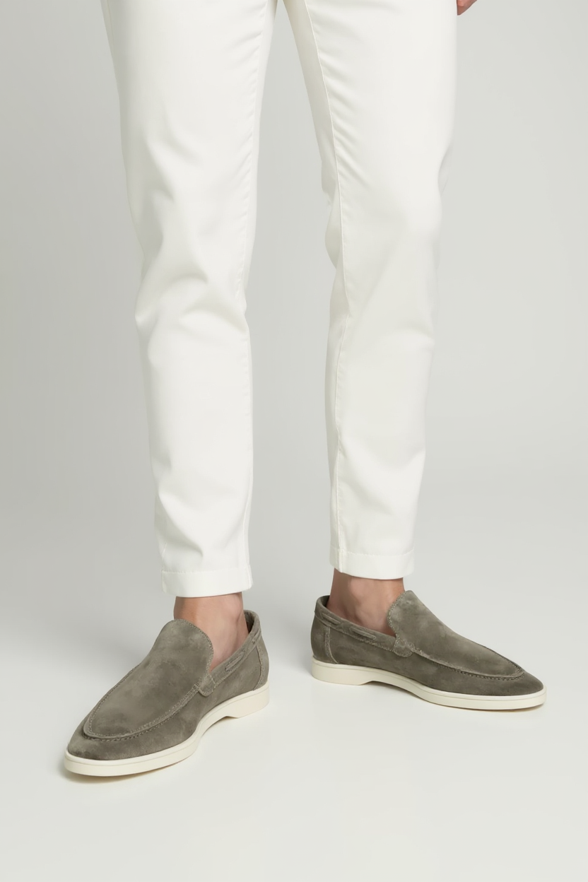 Suede Slip-On Loafers for Men