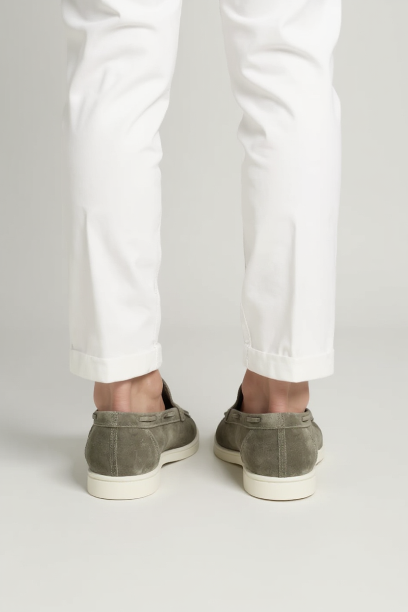 Suede Slip-On Loafers for Men