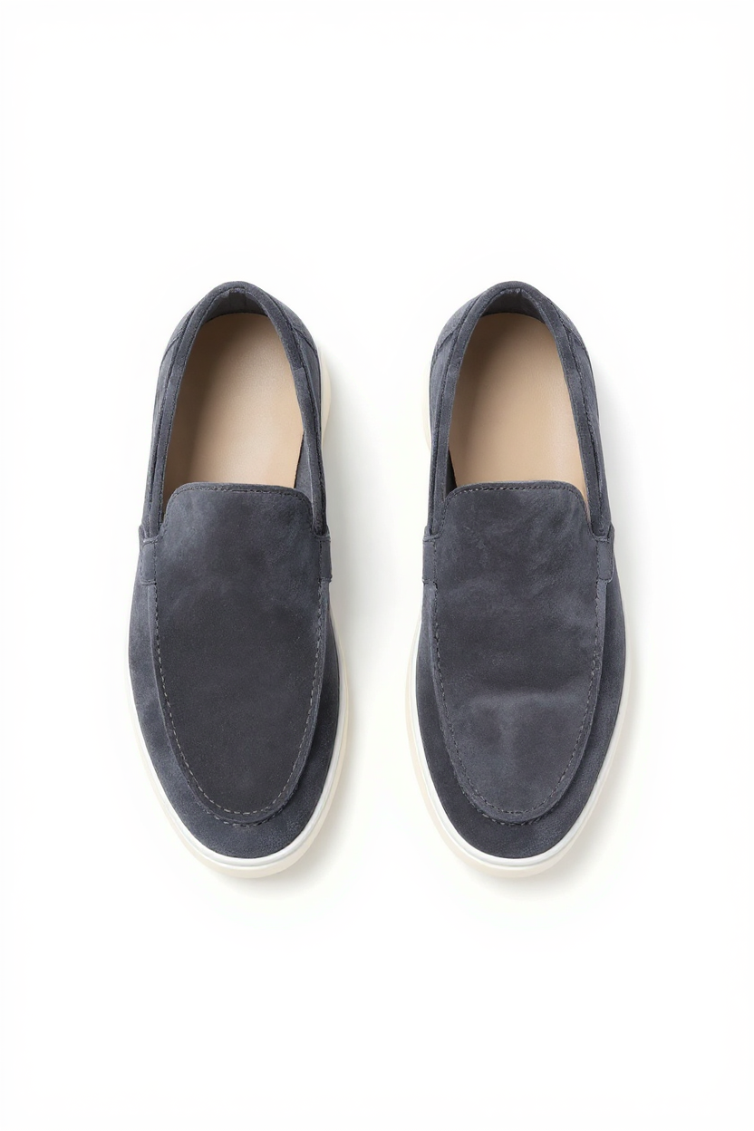 Suede Slip-On Loafers for Men