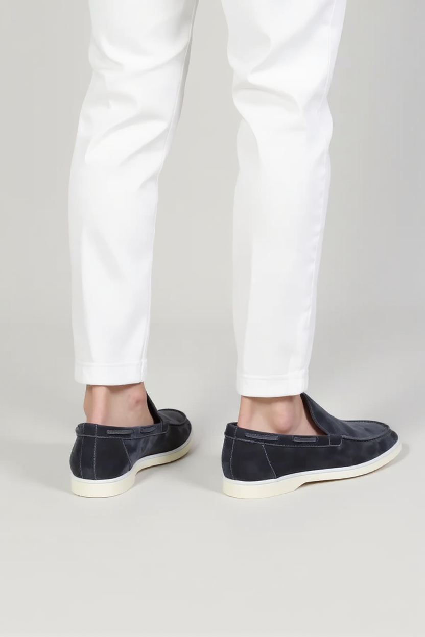 Suede Slip-On Loafers for Men