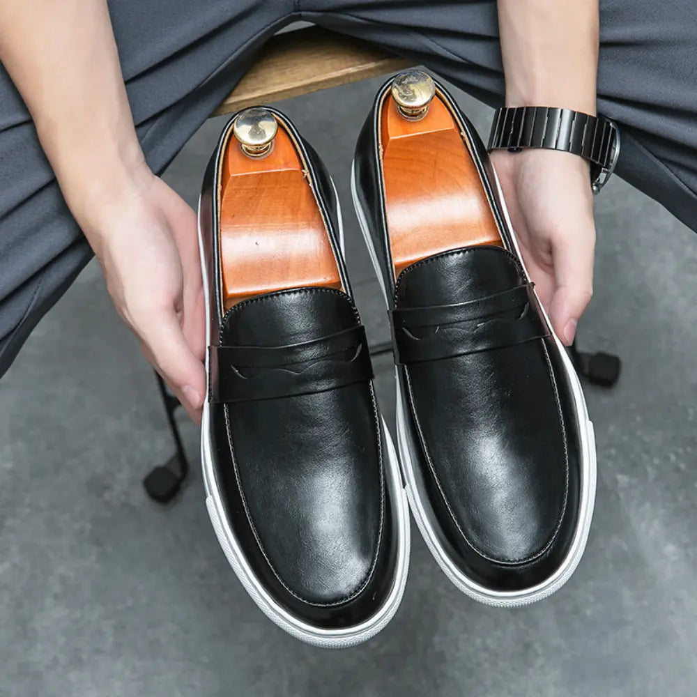 Wide Fit Business Casual Shoes Men