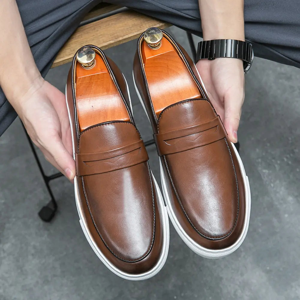 Wide Fit Business Casual Shoes Men