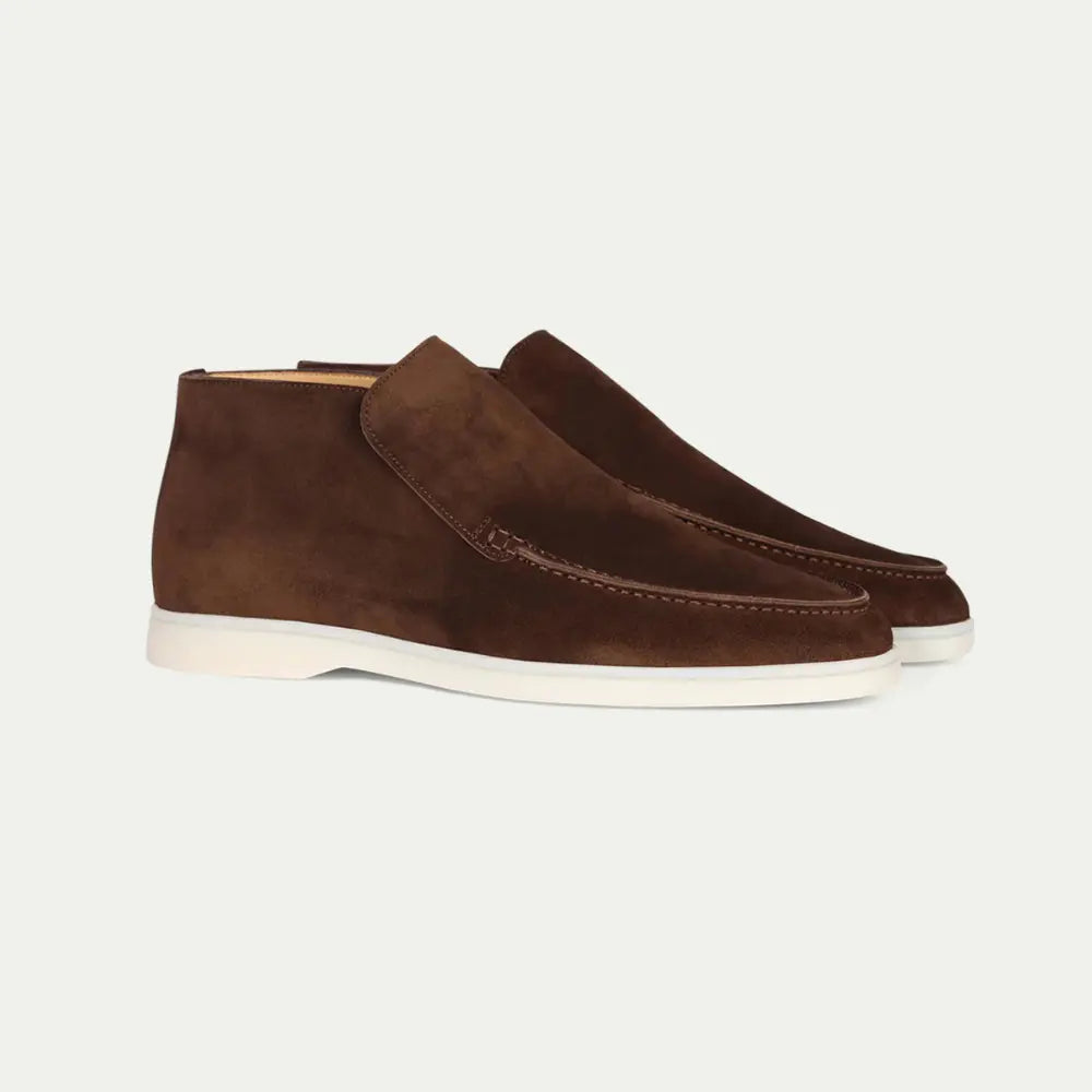 Wide Fit Suede Men's Loafers