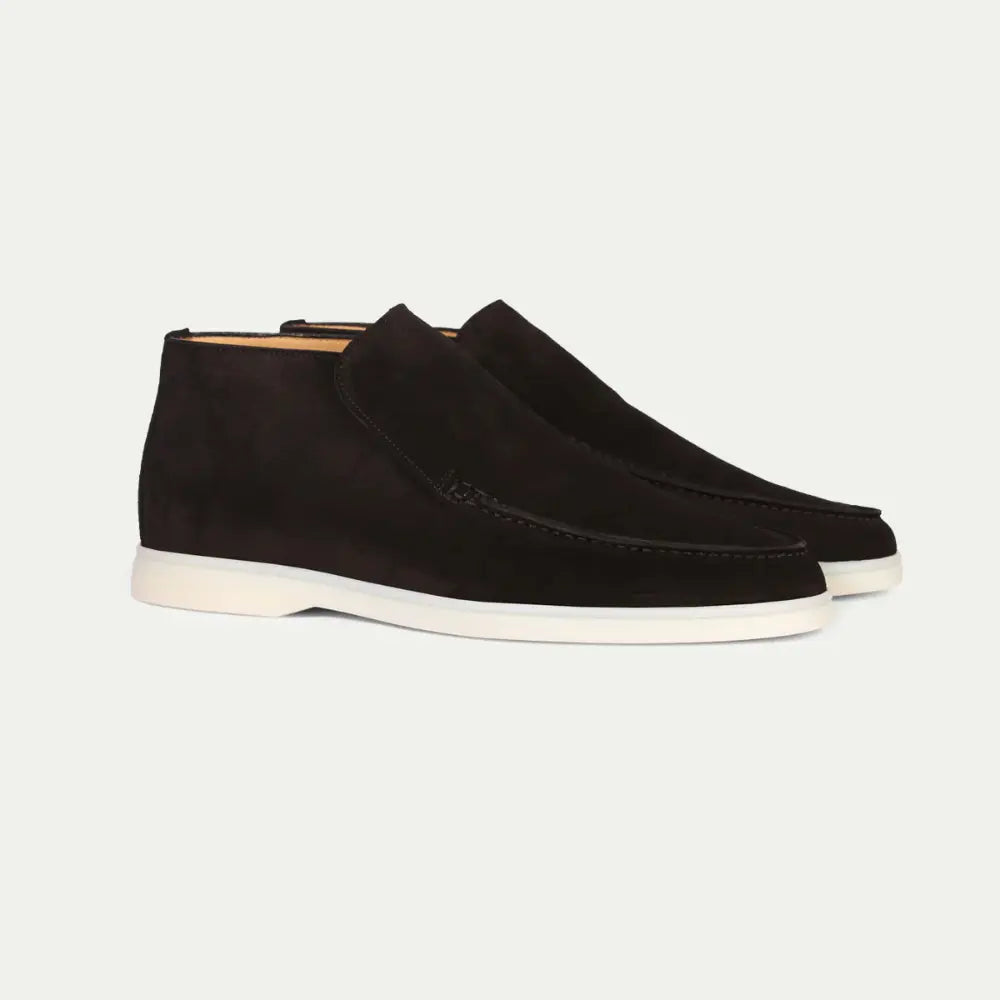 Wide Fit Suede Men's Loafers