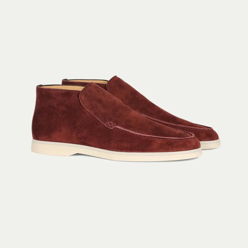Wide Fit Suede Men's Loafers